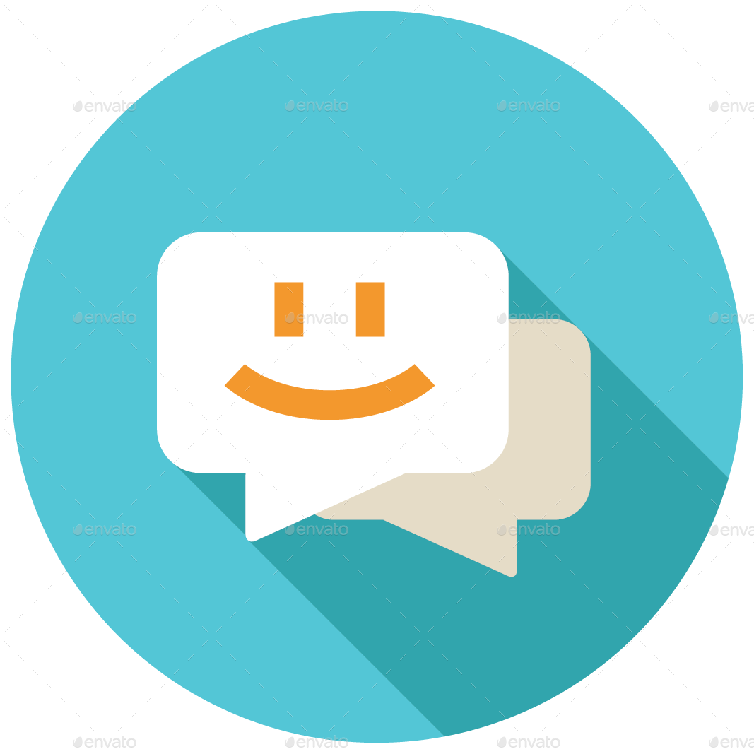 Image Set/png/256x256 Px/chat Icon - Chat Flat Icon Png (1067x1067)