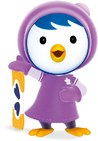 Purple Jellyfish Clipart Download - Pororo Petty (363x509)