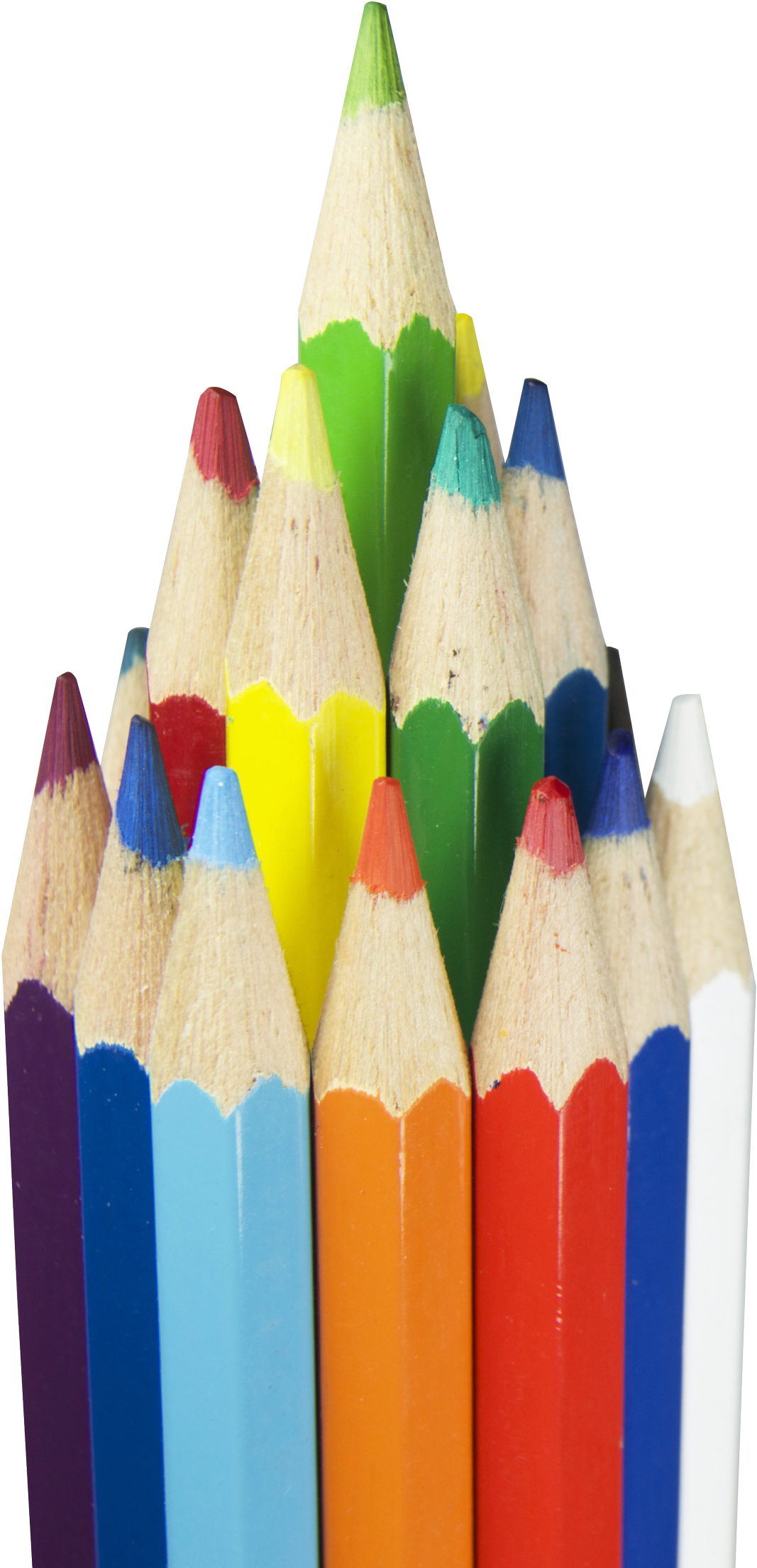 Color Pencils Transparent Png Image - Color Pencil Png (1400x2314)