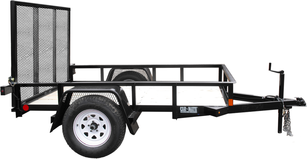 Utility Trailer Angle Iron Single Axle - Axle (1065x564)