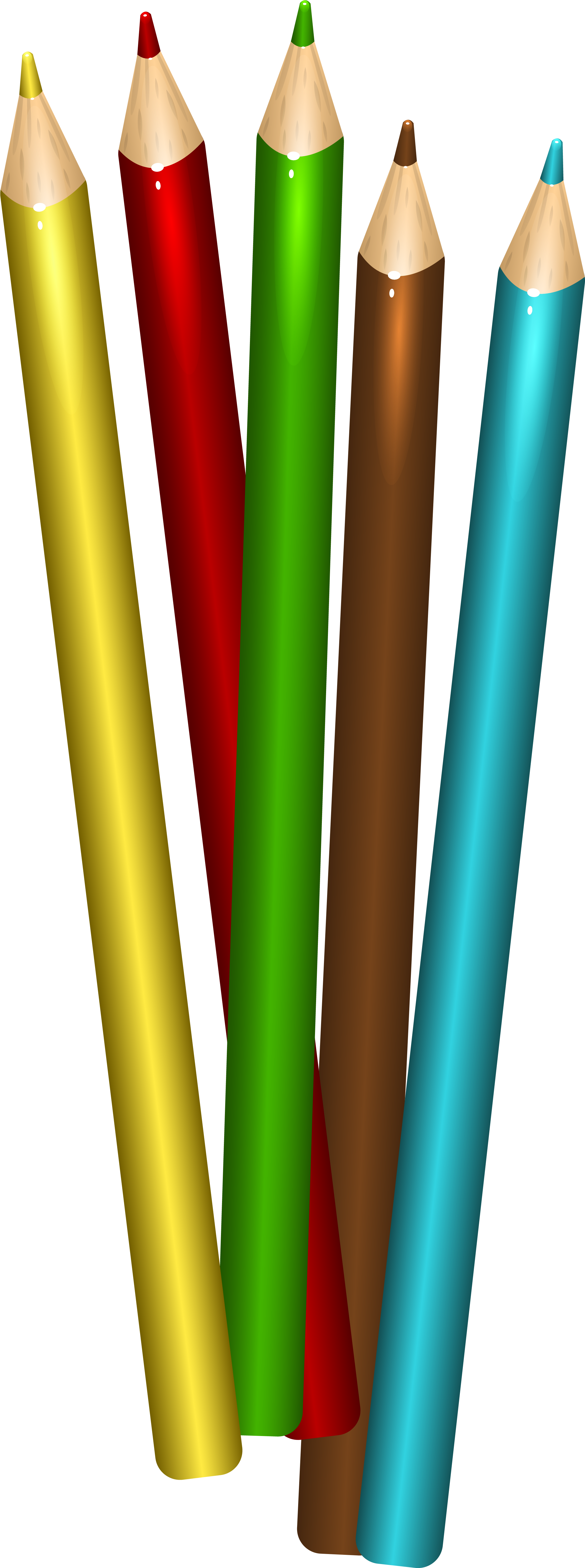 School Pencils Png Clipart Image - Pipe (2532x6233)