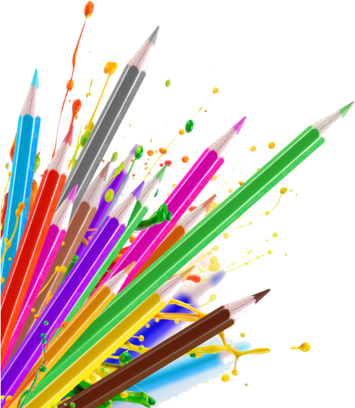 Crayons De Couleurs,articles D Ecole - Crayons Png (600x699)