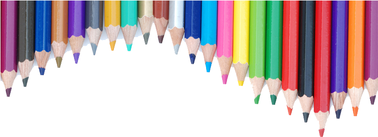 Color Pencil Transparent Background - Colored Pencils No Background (775x300)