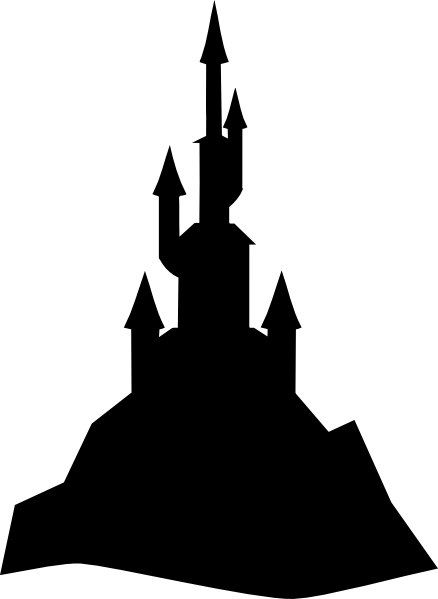 Stickalz Llc Halloween Castle Vimpare Bat Vinyl Wall (438x599)