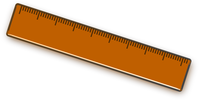 Ruler Clipart Black And White Free Images 4 Cliparting - Penggaris Png (1280x642)
