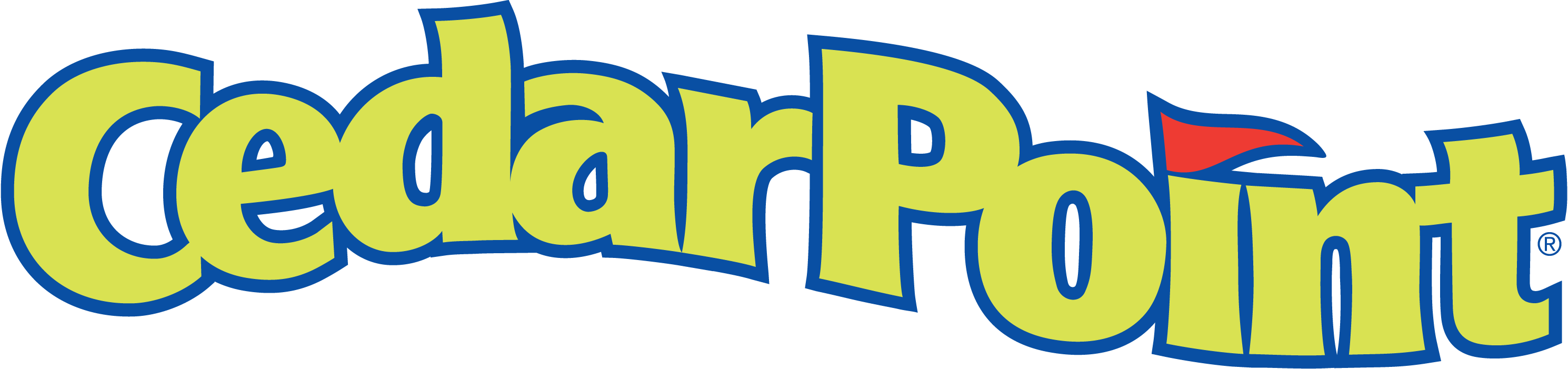 Cedar Point Logo History (2979x701)
