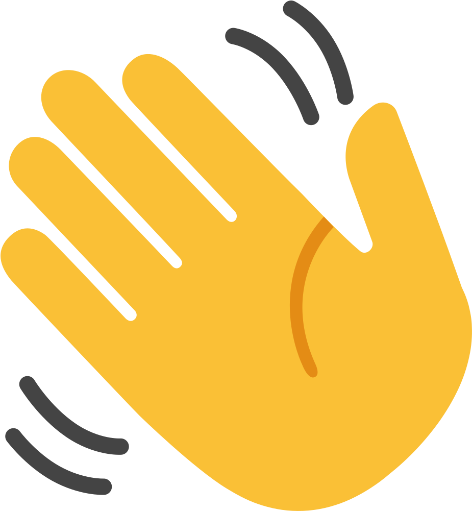 File - Emoji U1f44b - Svg - Waving Hand Emoji Png (1024x1024)