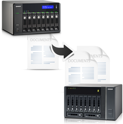 An Excellent Backup Solution For The Turbo Nas - Qnap Rexp-1000 Pro Storage Enclosure - 10-bay (400x403)