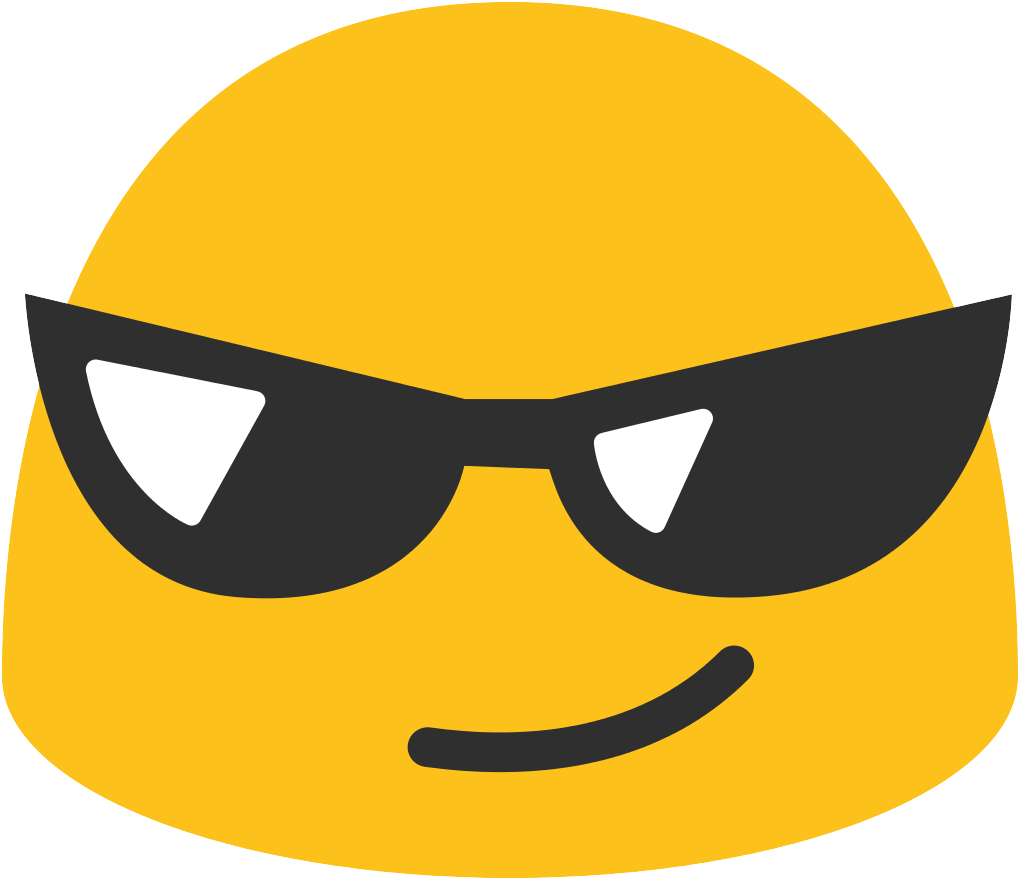 Sunglasses Emoji Clipart Apple - Sunglasses Emoji Png (1024x1024)