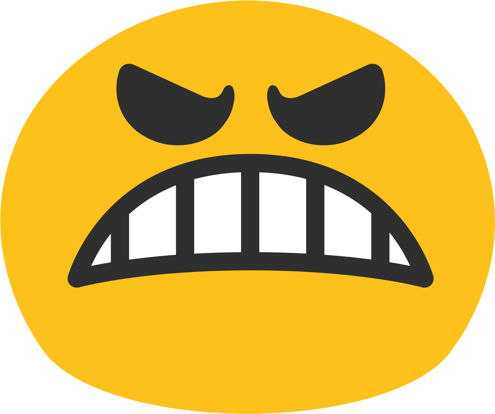 Angry Emoji Transparent Background - Apple Vs Google Vs Samsung Emojis (2000x2000)