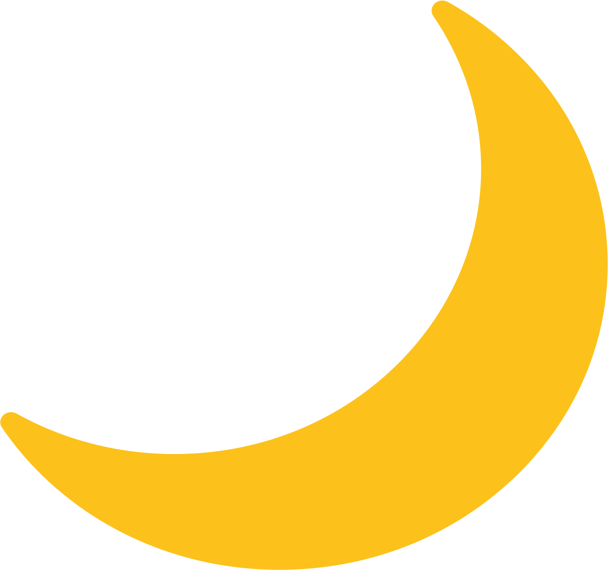 Open - Crescent Moon Emoji Transparent (2000x2000)