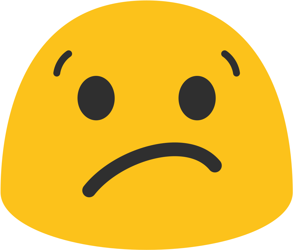 File - Emoji U1f615 - Svg - Emoji Android Large List Transparent (1024x1024)