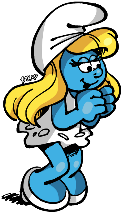 Smurfette - Smurfs Coloring Pages (652x840)