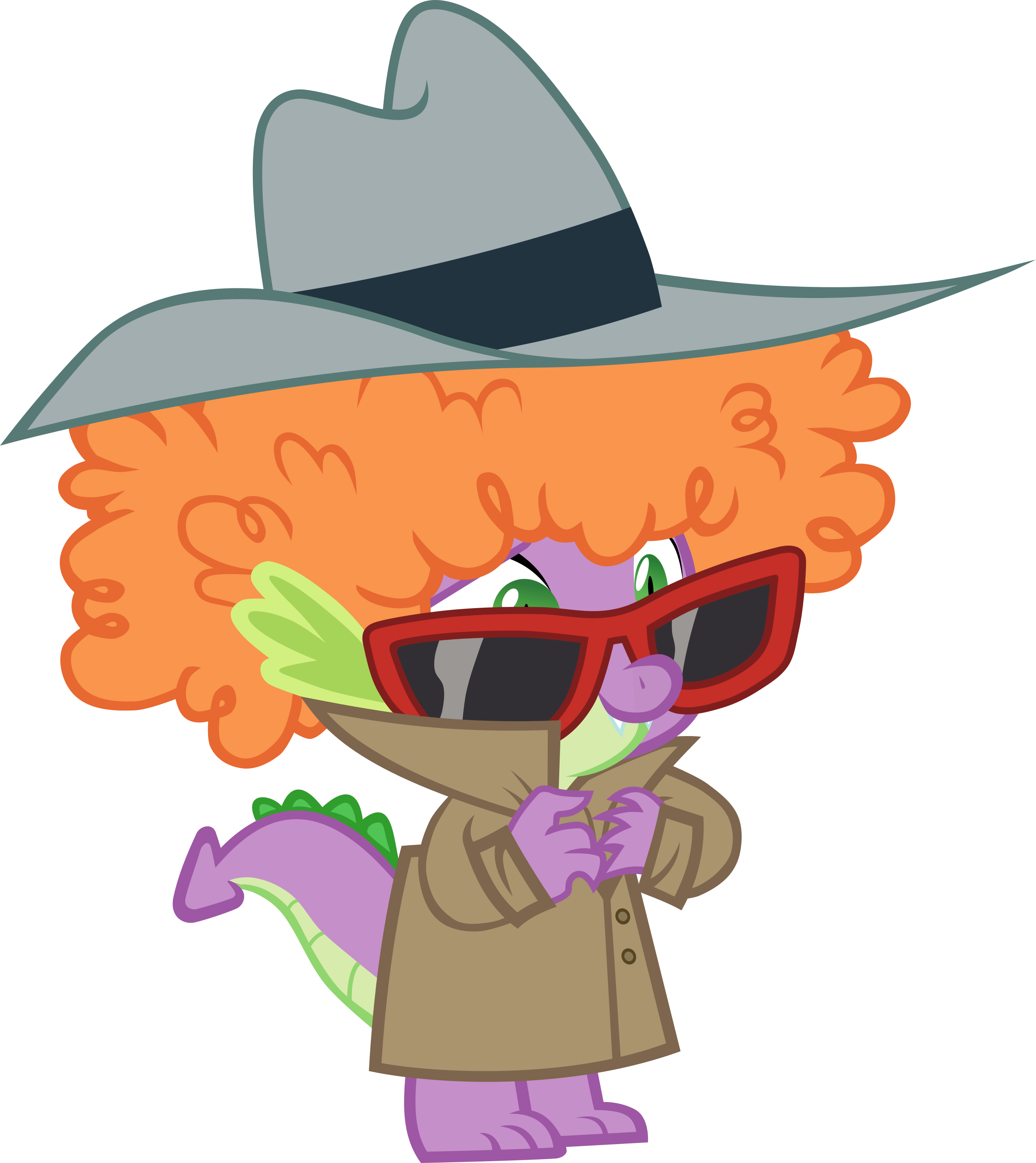 Mlp Vector - Mlp Spike Disguise (2803x3146)