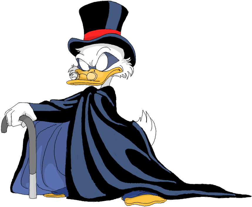 The Masked Topper - Scrooge Mcduck Super Hero (867x708)