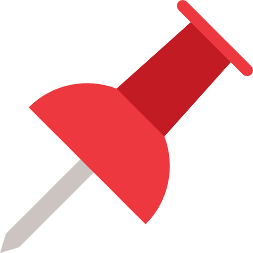 Nail Drawing Pin Icon - Office Png Icon Pin (512x512)