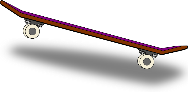 Skateboard Free To Use Clipart - Skateboard Clip Art (800x393)