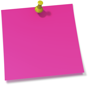 Thumbtack Note Clip Art Chadholtz - Post It Notes Pink (400x400)