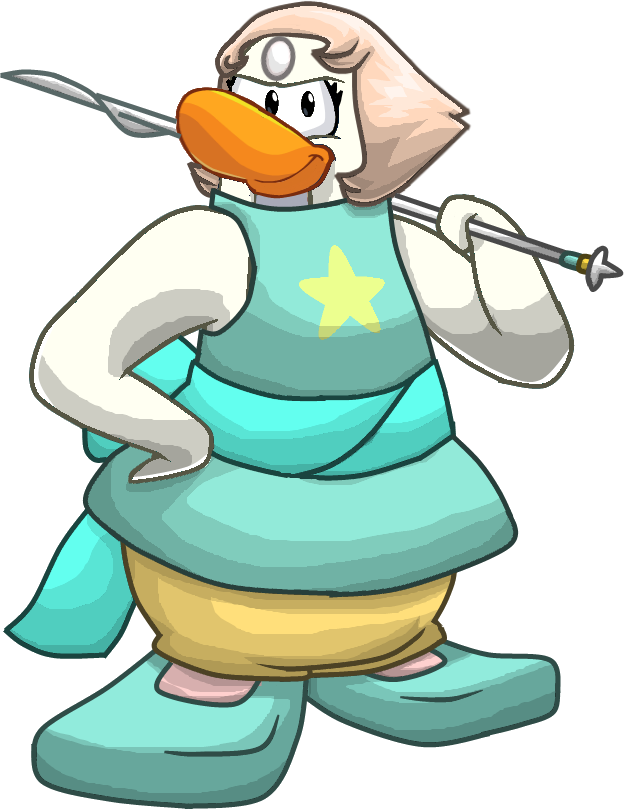 Pearl D2 Steven Universe Club Penguin By Migue955 On - Club Penguin Steven Universe (624x809)