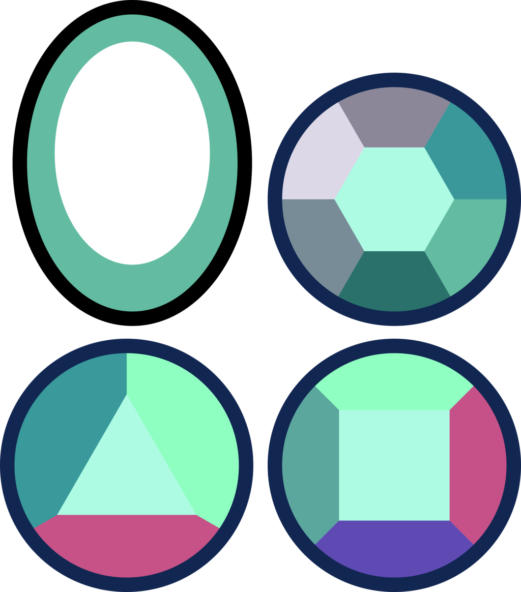 Image Result For Gem Outline - Steven Universe Alexandrite Gem (1024x1164)