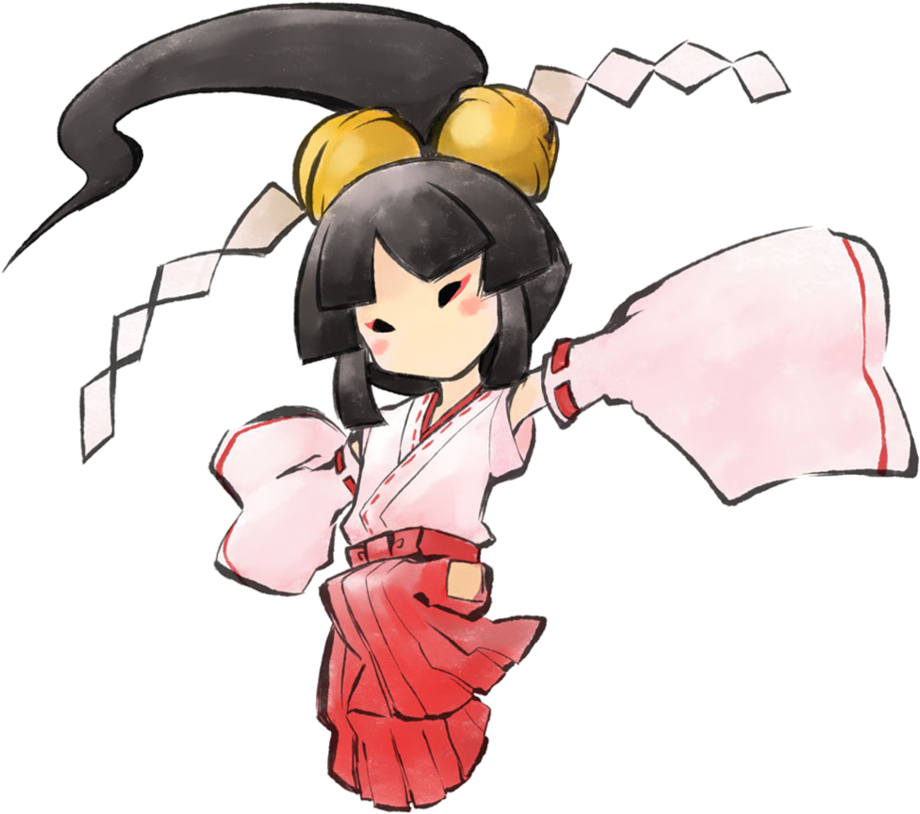 Okami Den Wall Scroll - Kagu [long] (942x848)