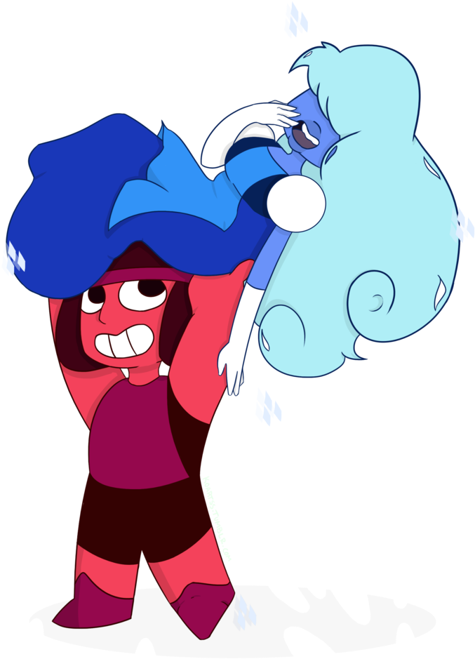 Ruby And Sapphire By Koartss - Ruby And Sapphire Transparent (786x1017)