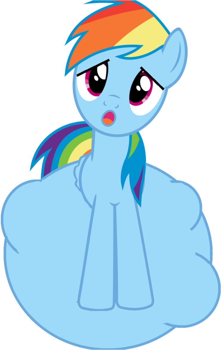 My Poor Tummy By Dashievore - Rainbow Dash Face (1024x1280)