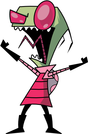 Gir Disguises Himself As A Rather Unconvincing Dog - Unconvincing Alien (355x510)