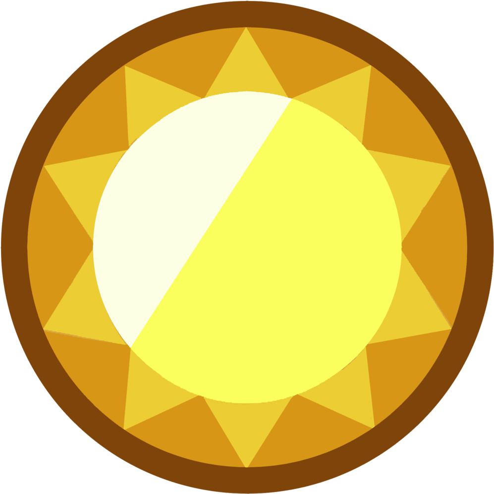 Gemstone Clipart Orange Gem - Steven Universe Topaz Gem (1280x1280)