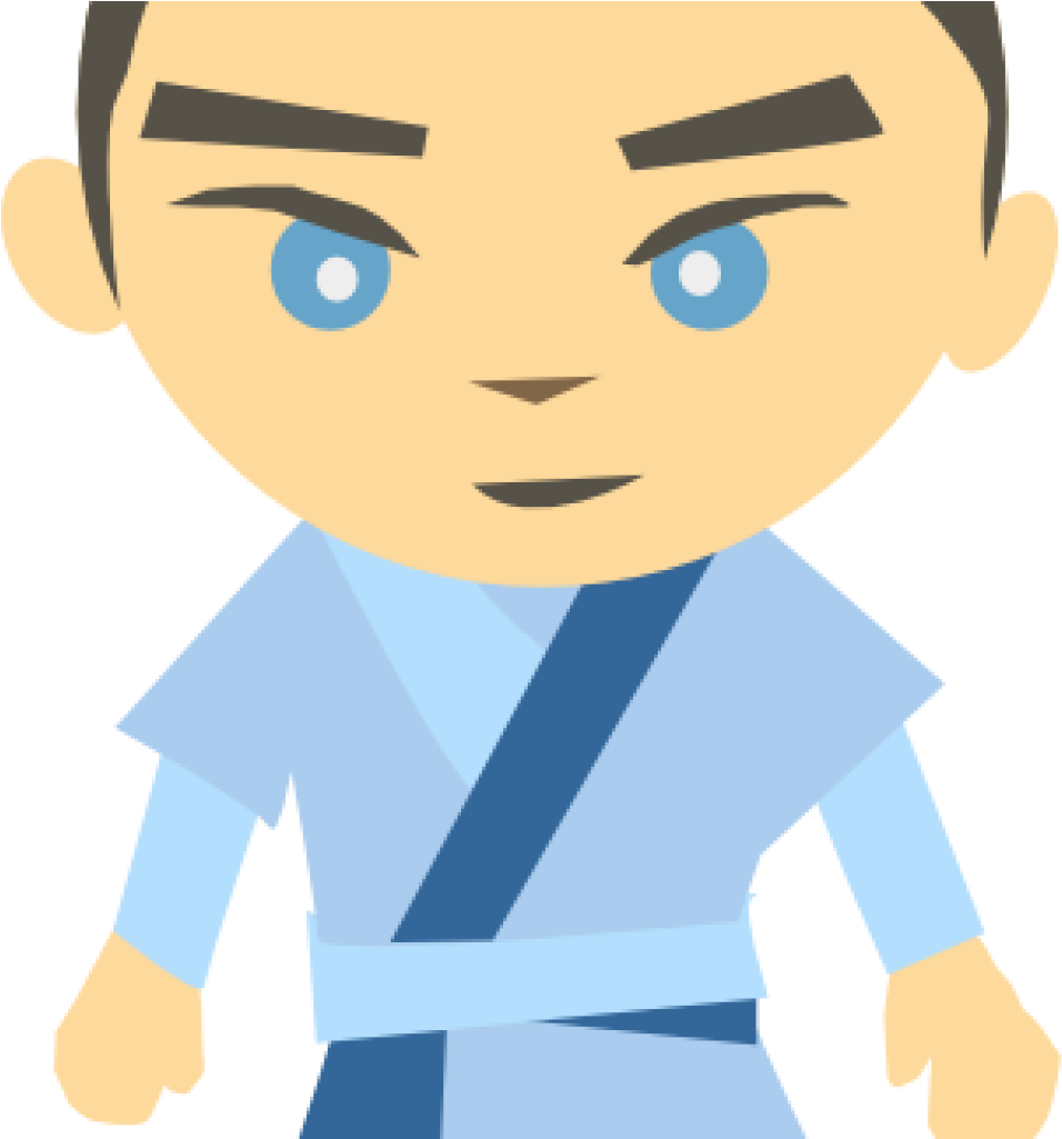 Character Clipart Japanese Character Clip Art At Clker - Cartoon Ninja Boy Shower Curtain (1024x1024)