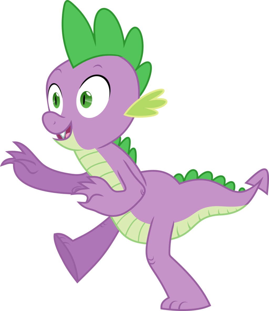 Teenager By Hawk9mm - My Little Pony Teenage Spike (1024x1184)