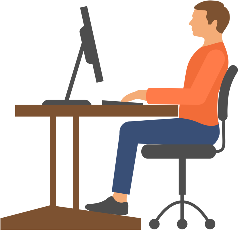 Computer Desk Posture Avo - Computer Desk Posture Avo (1000x1000)