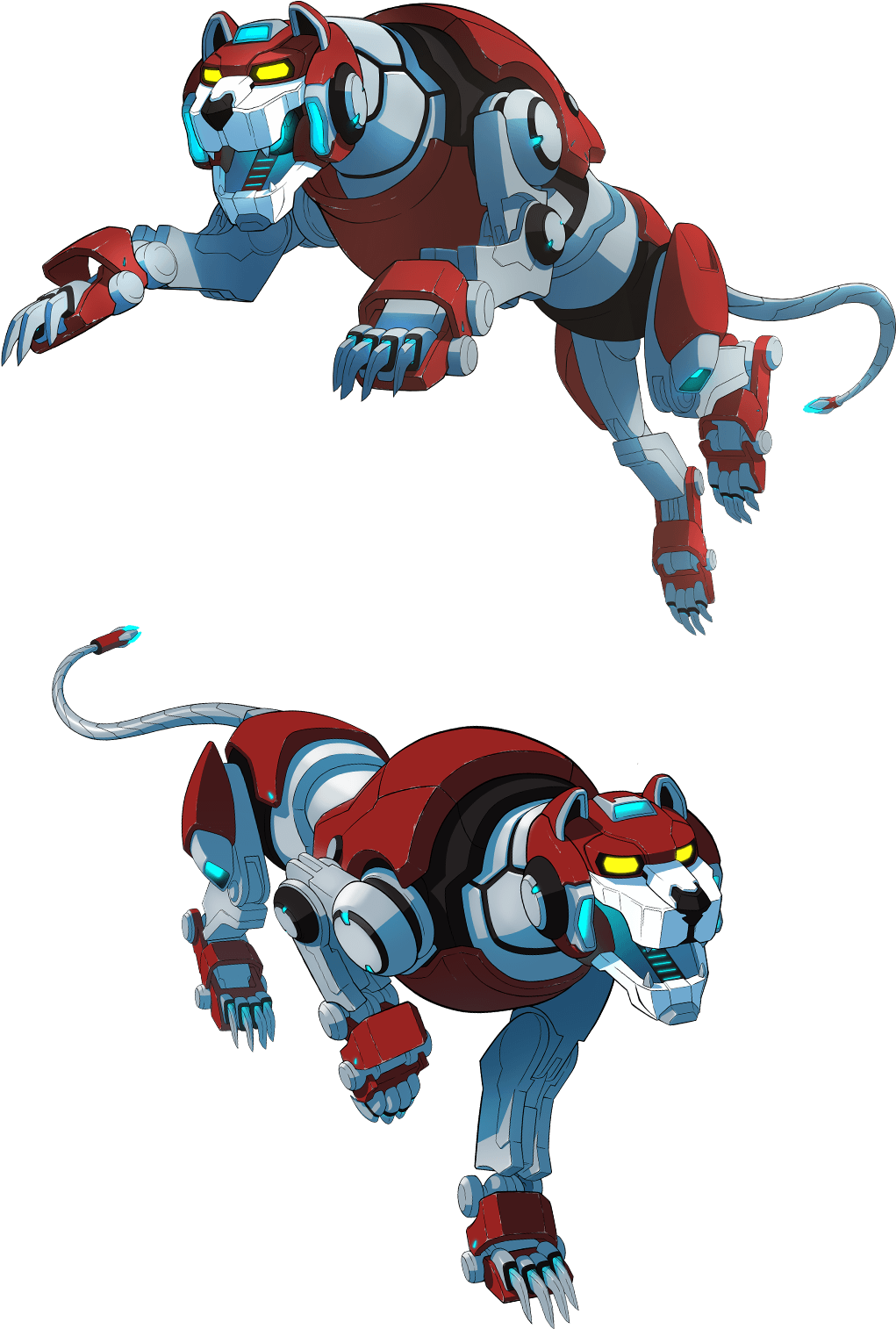 Lions - Voltron Lions (1141x1664)
