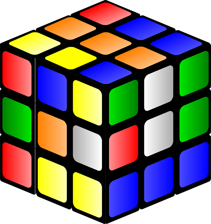 Rubik's Cube - Rubik's Cube Clip Art (681x720)