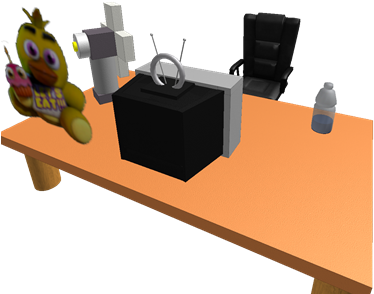 Fnaf 2 Office Desk *with Chica Plushie * - Five Nights At Freddy's 2 (420x420)