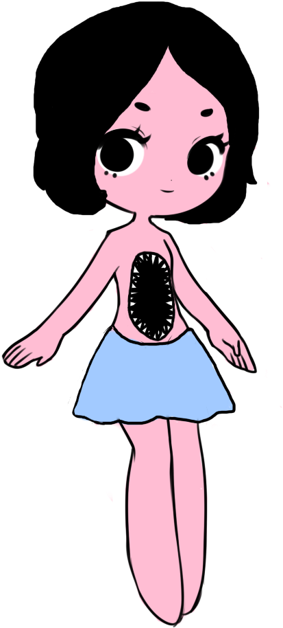 Teeth Tummy By Guro-churo - Teeth Tummy By Guro-churo (477x1037)