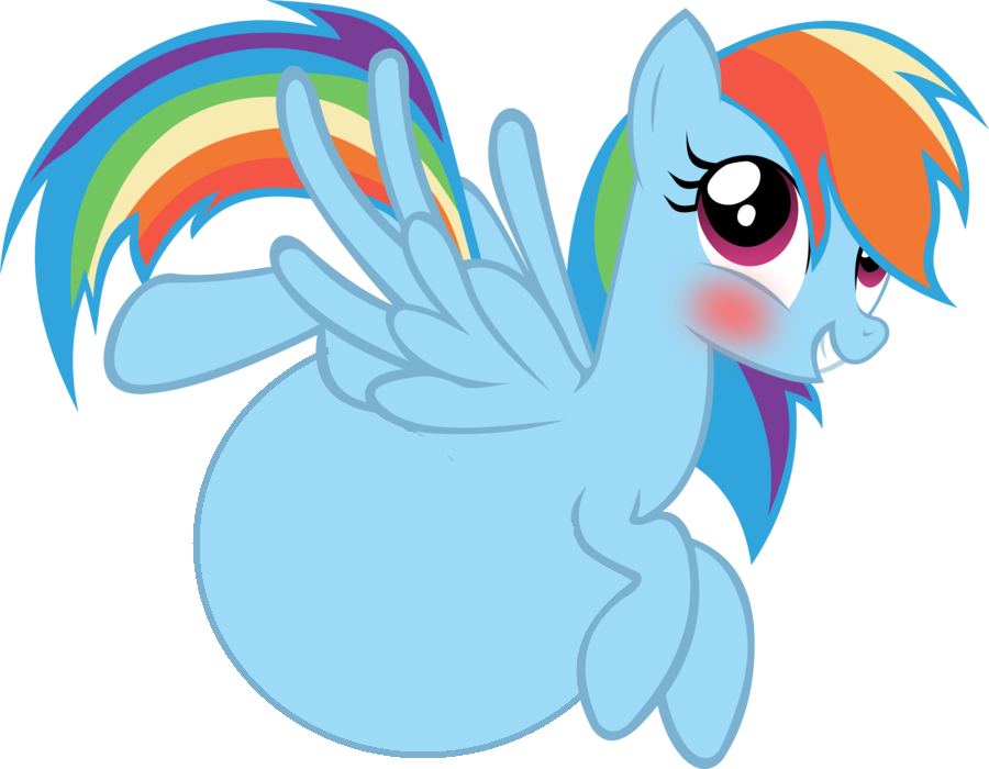 A Very Happy Tummy By Dashievore - Cartoon (900x700)