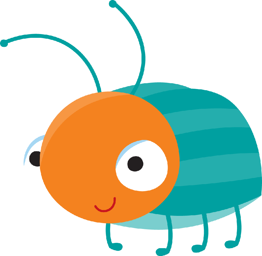 Say Hello - Insecto Animado Png (900x880)