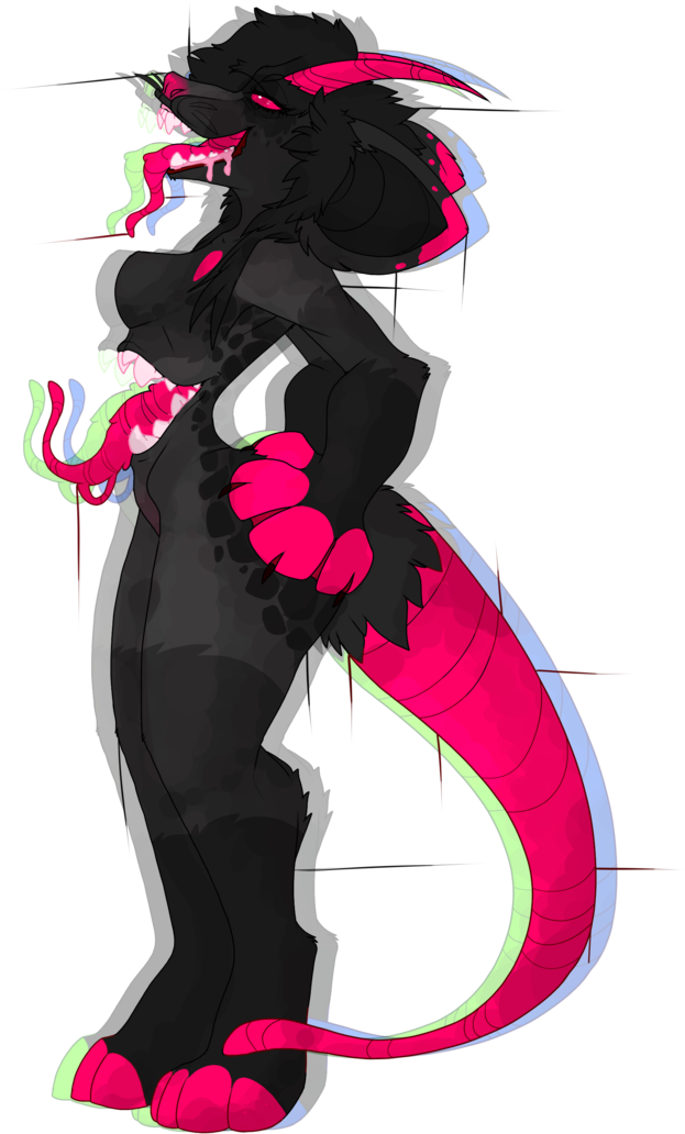 Tummy Mouth By Possxm - Human Mouth (755x1057)