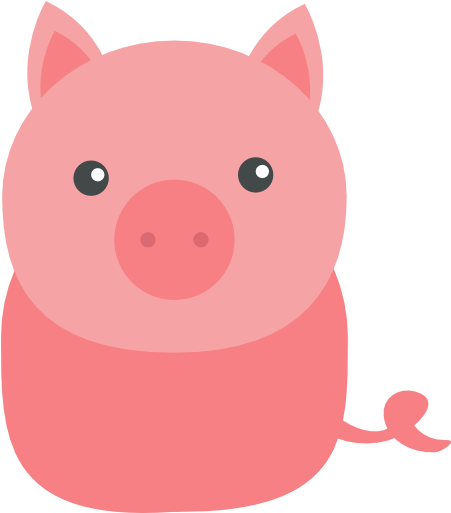 Pig Computer Icons Clip Art - Pig Icon Flat (512x512)