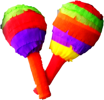 Pinata Cinco De Mayo Fiesta Maracas - Maraca Pinata (381x500)