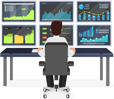 24/7 Continuous Analysis - Security Operations Center Clip Art (394x350)