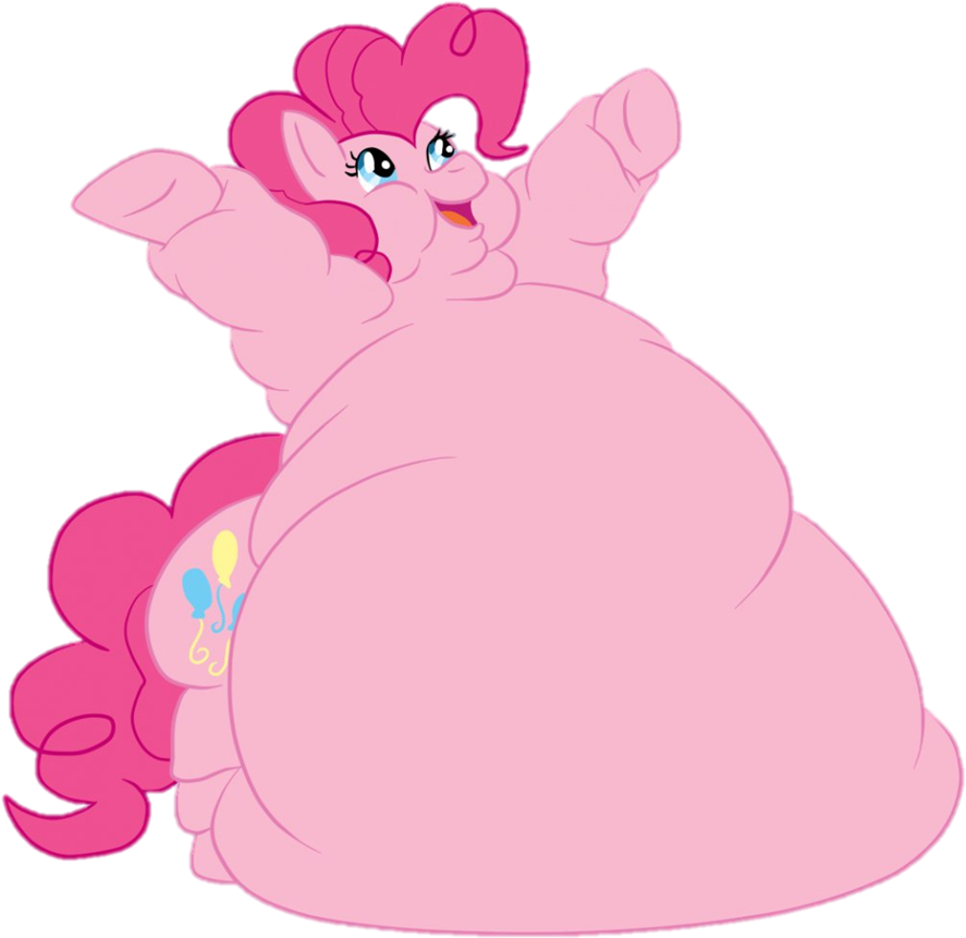 Hungryjackal, Belly, Bipedal, Fat, Huge, Impossibly - Pinkie Pie Weight Gain (1116x1125)