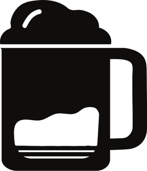 Vector Beer Mug Sign Or Symbol - Vector Beer Mug Sign Or Symbol (472x550)