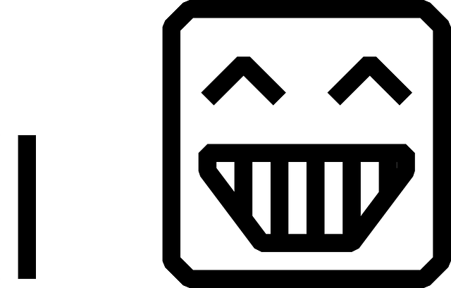 Black, Icon, Happy, Faces, Face, White, Cartoon, Smiley - Smiley Pics Blac And White (640x409)