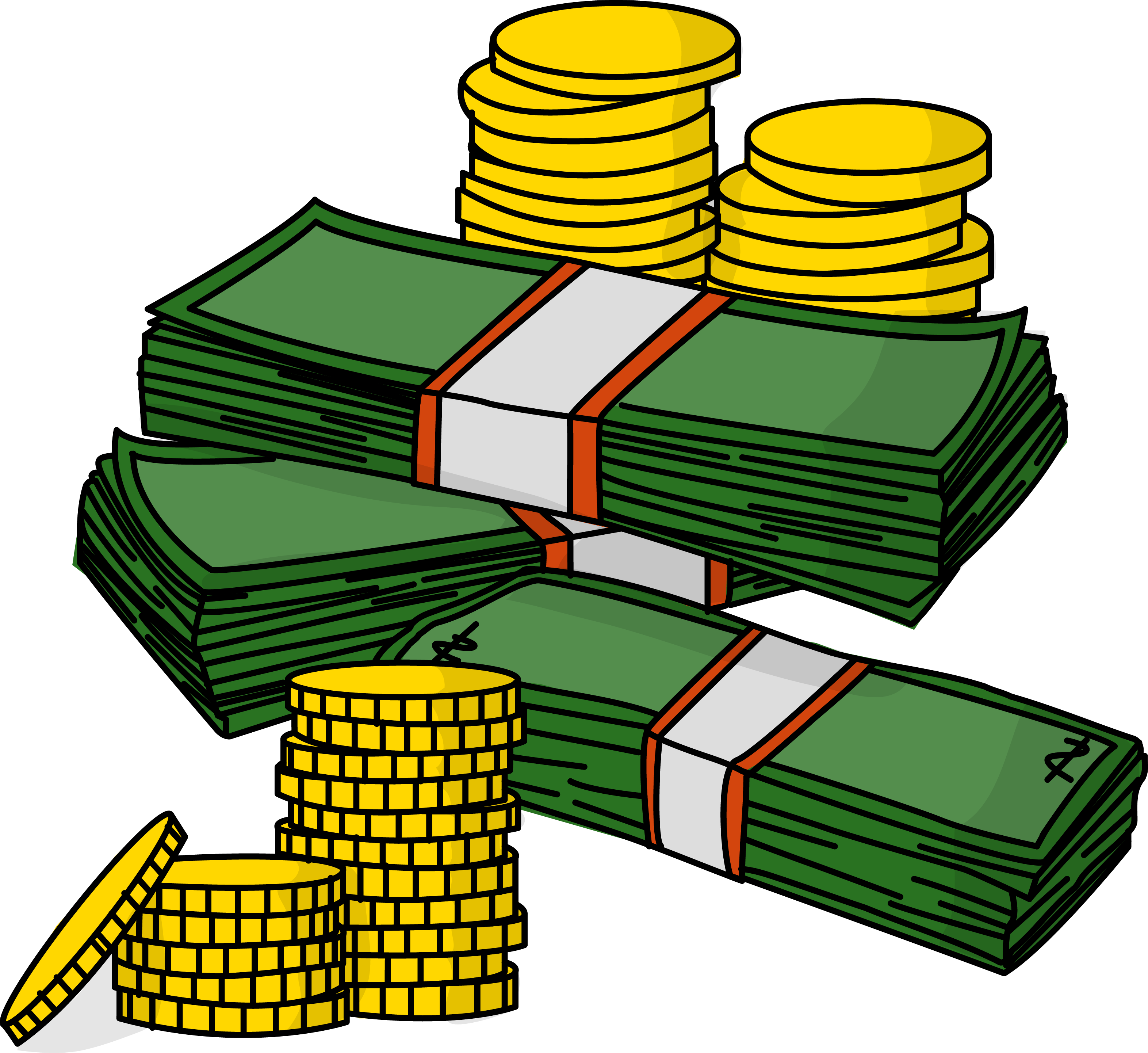 Clipart Of Money, Budget And Funds - Money (3144x2883)