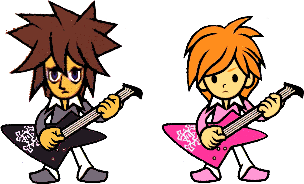 Artwork From Rhythm Heaven - Rhythm Heaven Rockers Guitar (1157x730)