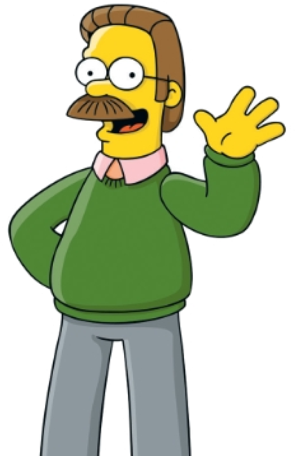 The Simpsons Character Ned Flanders - Ned Flanders (700x933)