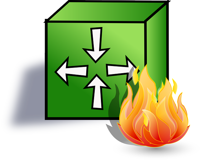 Network, Traffic, Net, Block, Guard, Safe - Router Firewall Clipart (640x514)