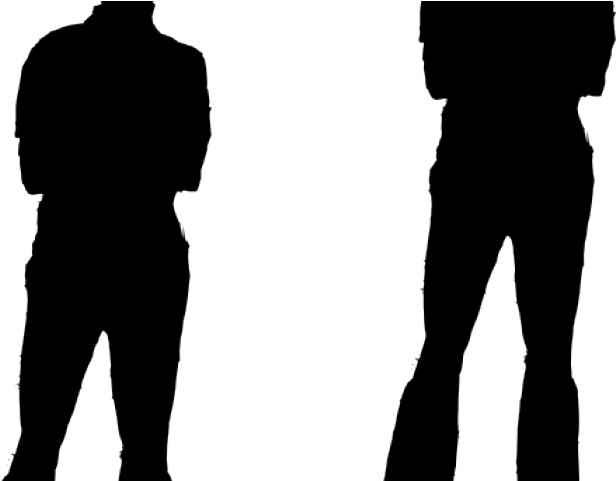 Silhouettes Clipart African American Man - Standing (640x480)